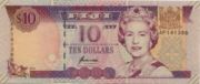 斐济元1996年版10 Dollars面值——正面